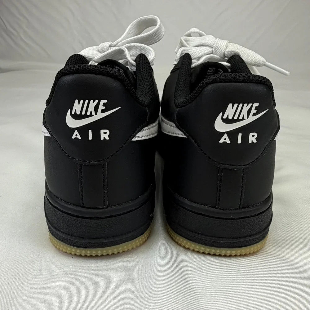 Nike Air Force 1 LV8 Black/White Gum Light Brown Big Kids Y 5.5 W 7 IB8845-001